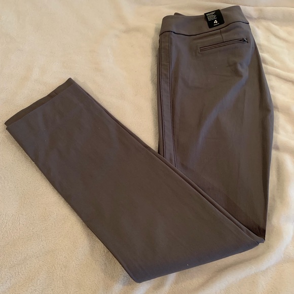 The Limited Pants - The Limited gray straight leg dress pants 4R